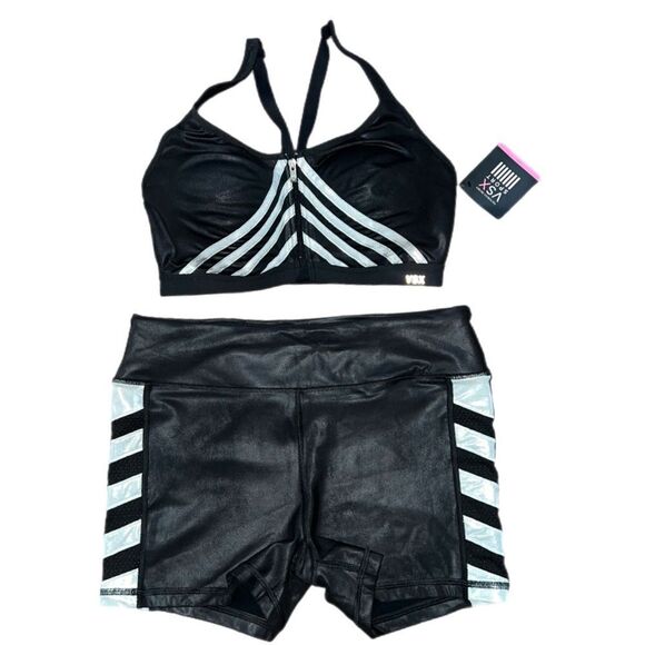 Victoria’s Secret Vxs Shine Set Knockout Maximum Support bra & Hot Short 36D / L - Picture 7 of 9